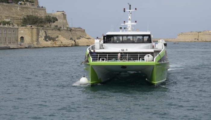 A jet ski crash into a Gozo fast ferry left two individuals injured