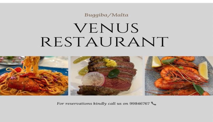 Venus Restaurant - St. Paul’s Bay