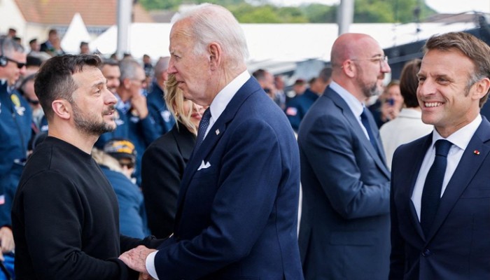 Biden and Macron Use D-Day Anniversary to Reinforce Support for Ukraine