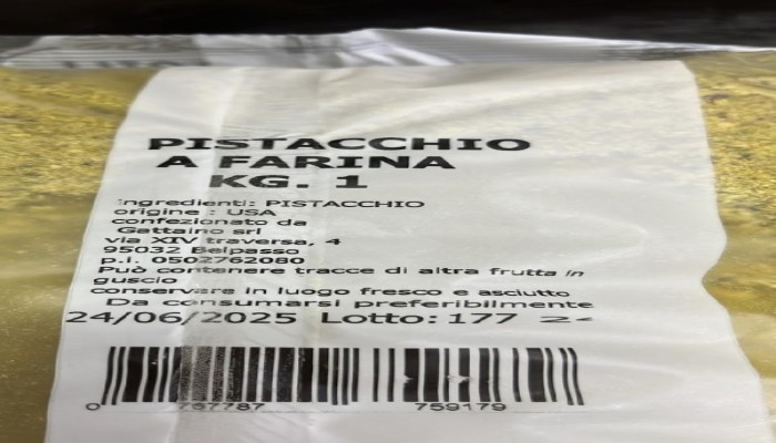 Public Health Warning: Scacciu Pistachio Flour Recalled Due to High Aflatoxin Levels