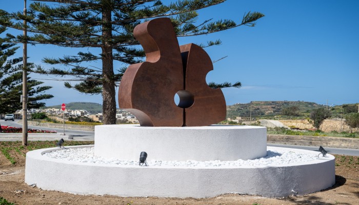 "Encounter" monument inaugurated, the first of four public art installations in Gozo